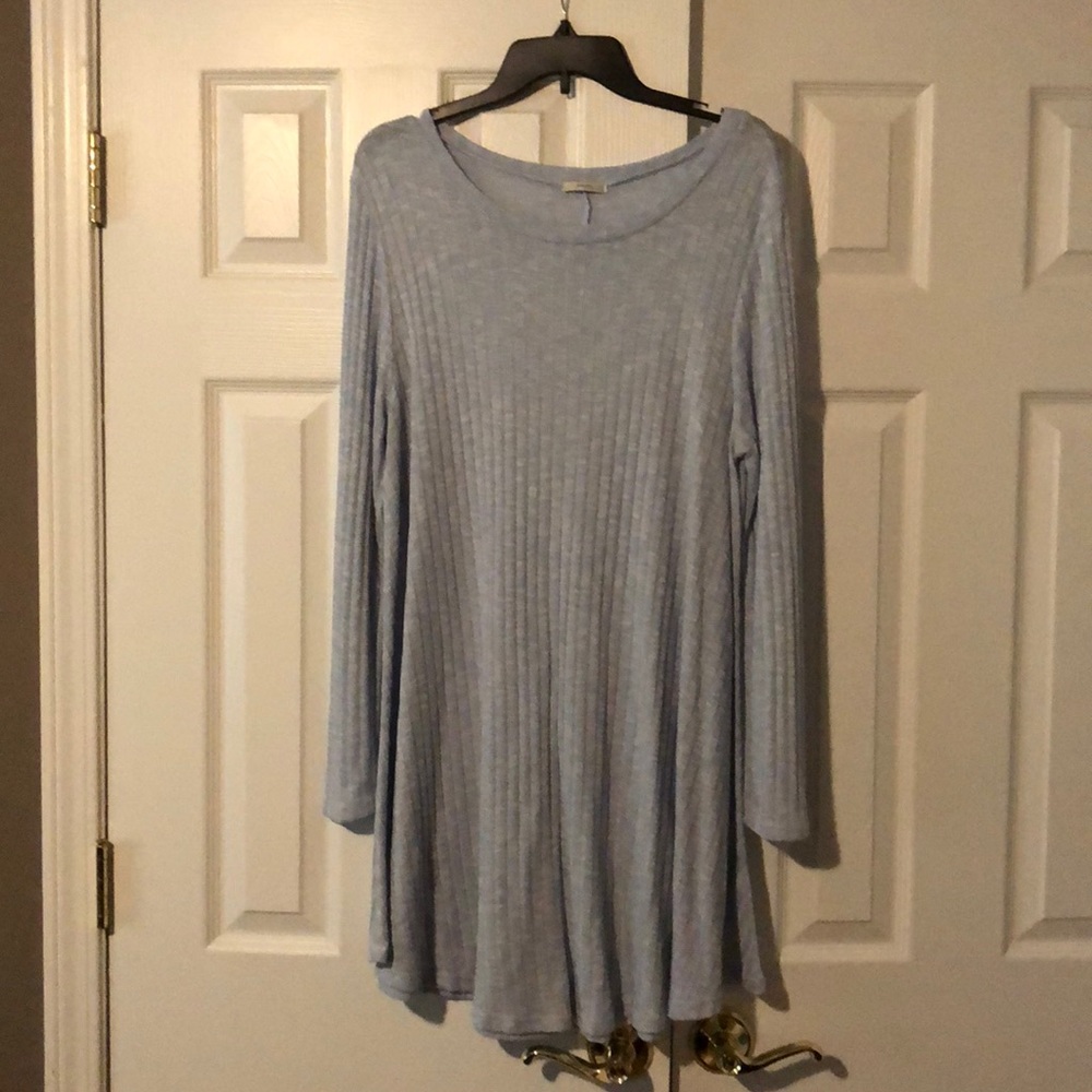 Ribbed Long Sleeve Dress